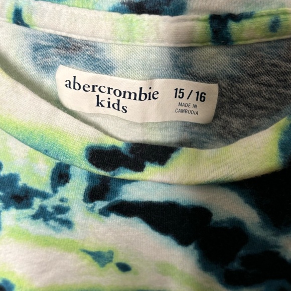 Abercrombie Kids Long Sleeve Tie-Dye T-shirt Size 15-16 - Picture 4 of 6